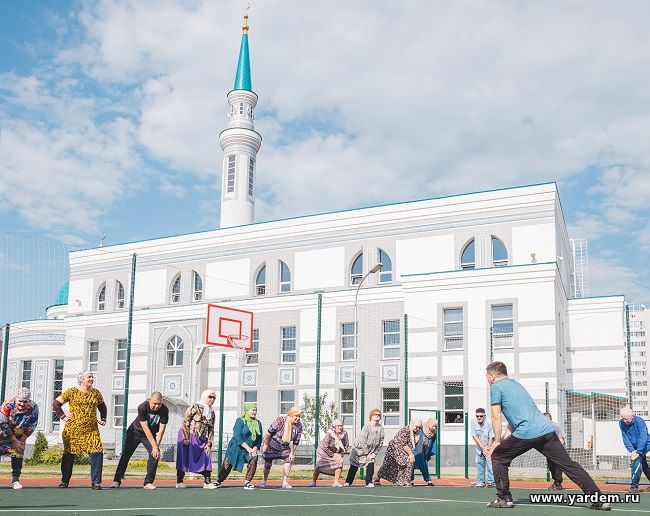 Для реабилитантов центра НИБФ "Ярдэм" организуются ежедневныеи прогулки и занятия физкультурой на свежем воздухе